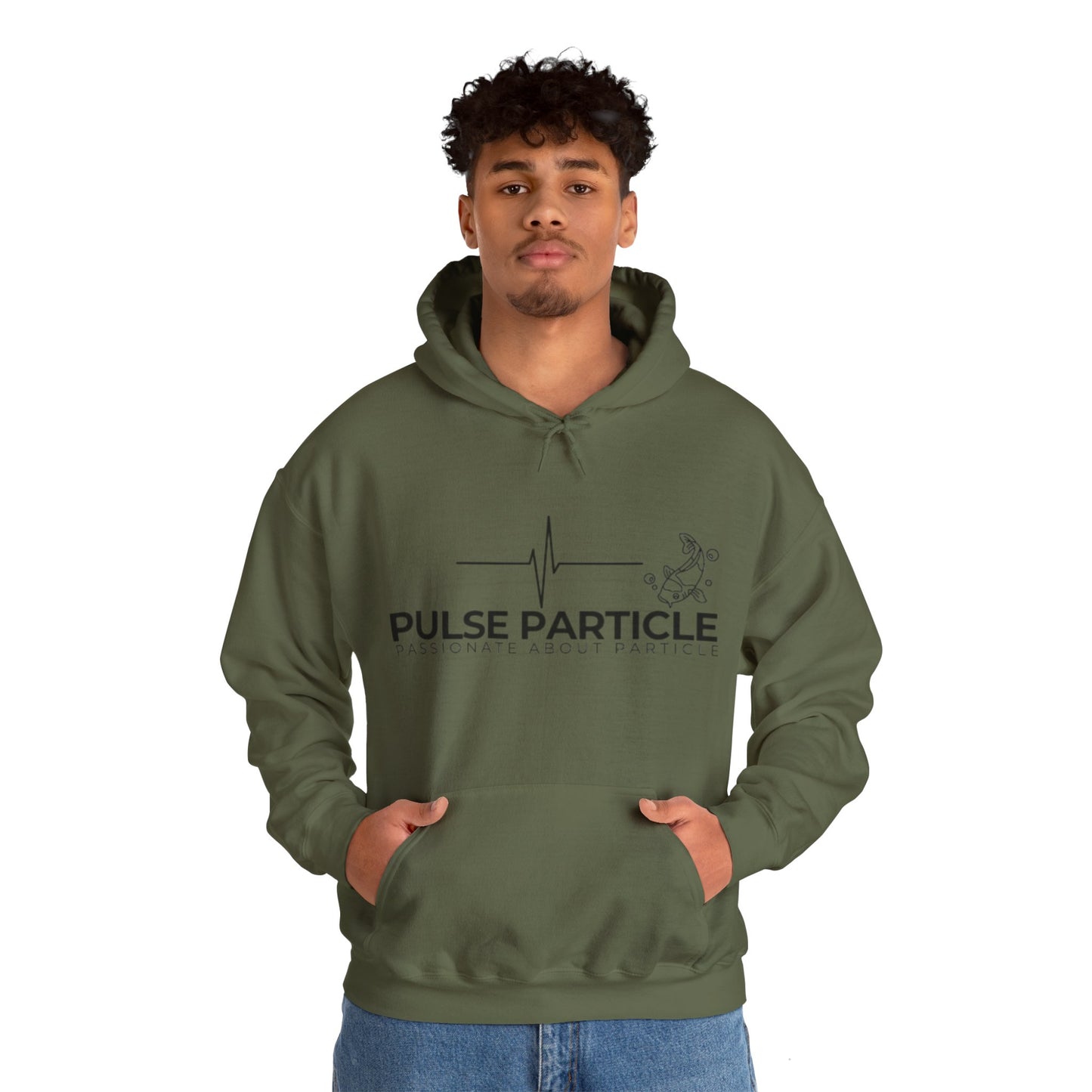 Pulse Particle Unisex Hooded Sweatshirt – Passionate About Particle Design
