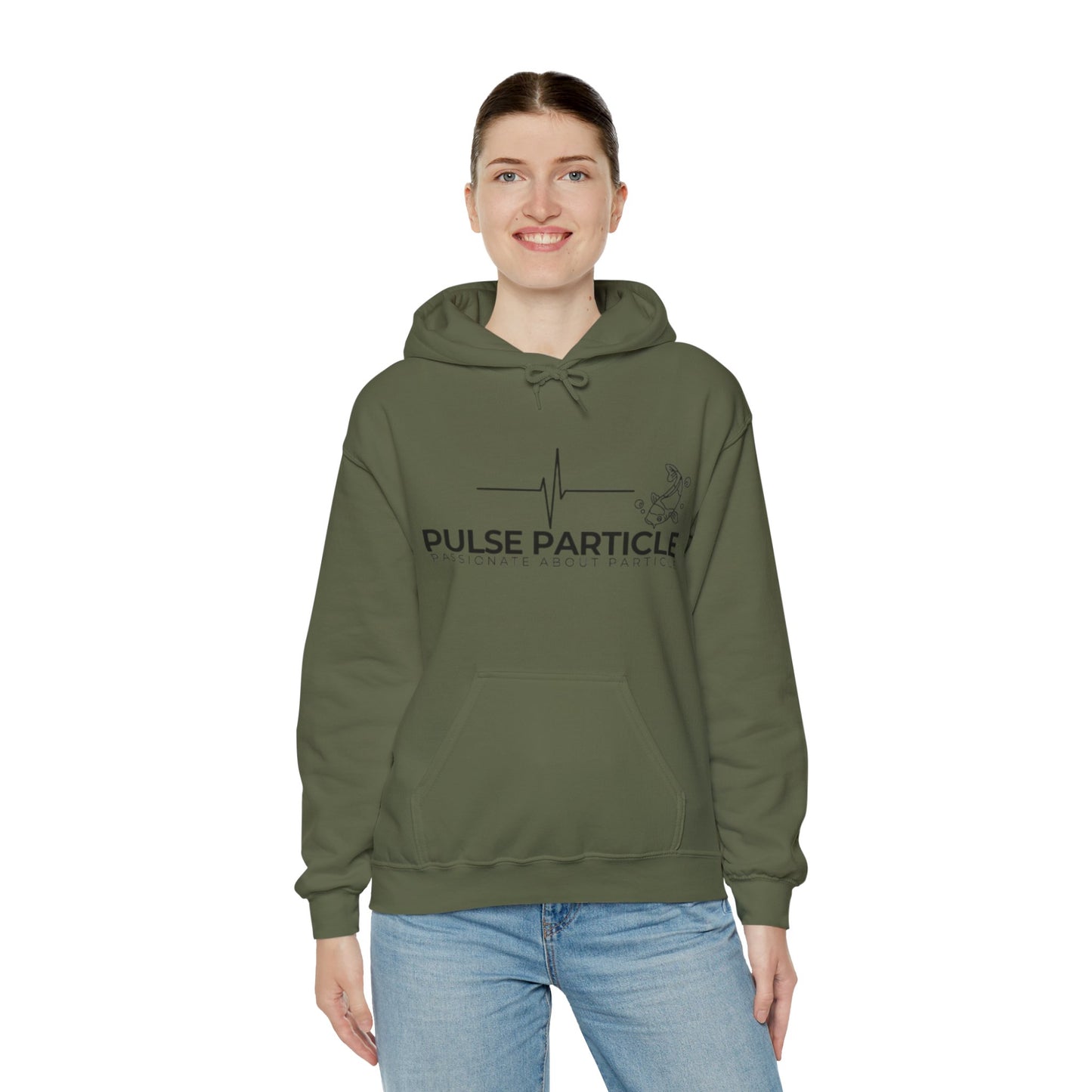 Pulse Particle Unisex Hooded Sweatshirt – Passionate About Particle Design