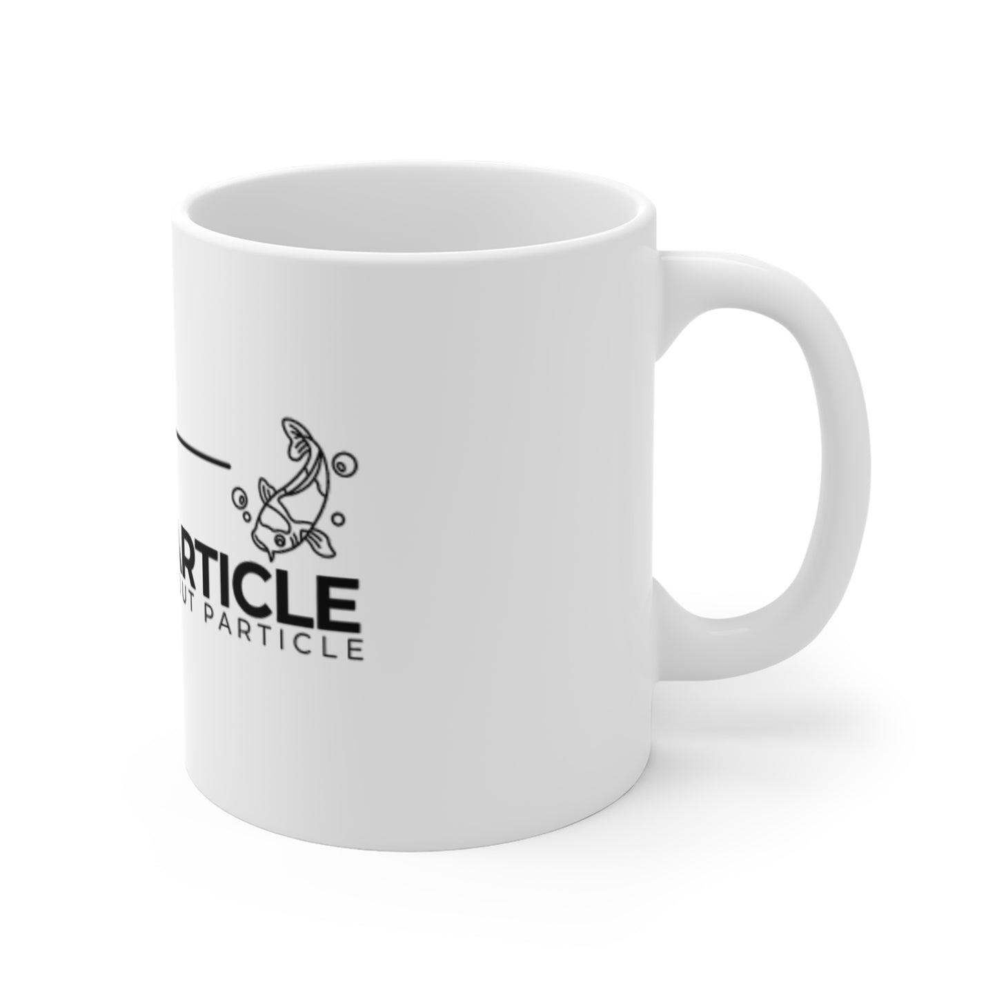 Pulse Particle Enthusiast Mug - 11oz White Coffee Cup for Science Lovers