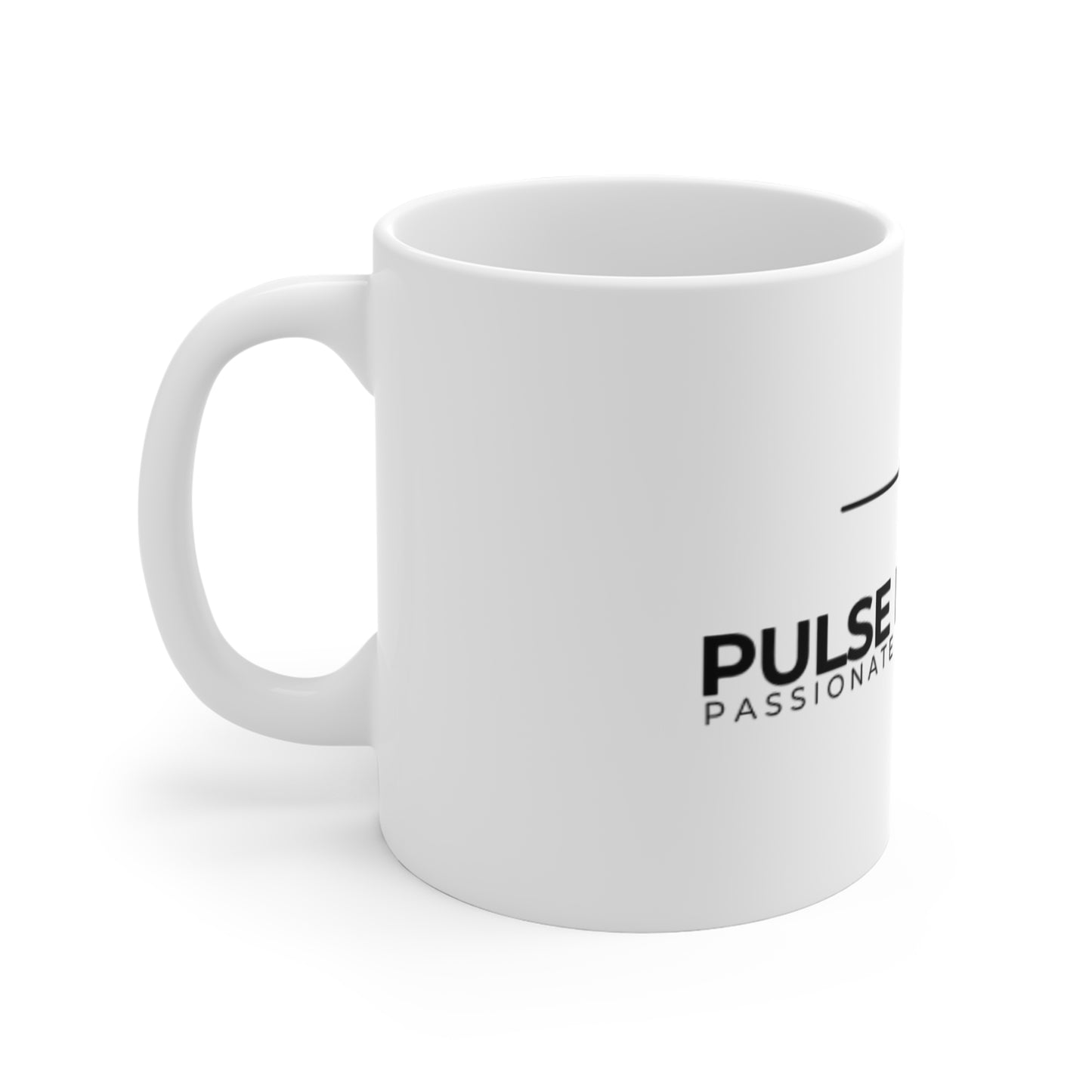 Pulse Particle Enthusiast Mug - 11oz White Coffee Cup for Science Lovers