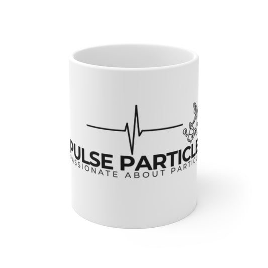 Pulse Particle Enthusiast Mug - 11oz White Coffee Cup for Science Lovers