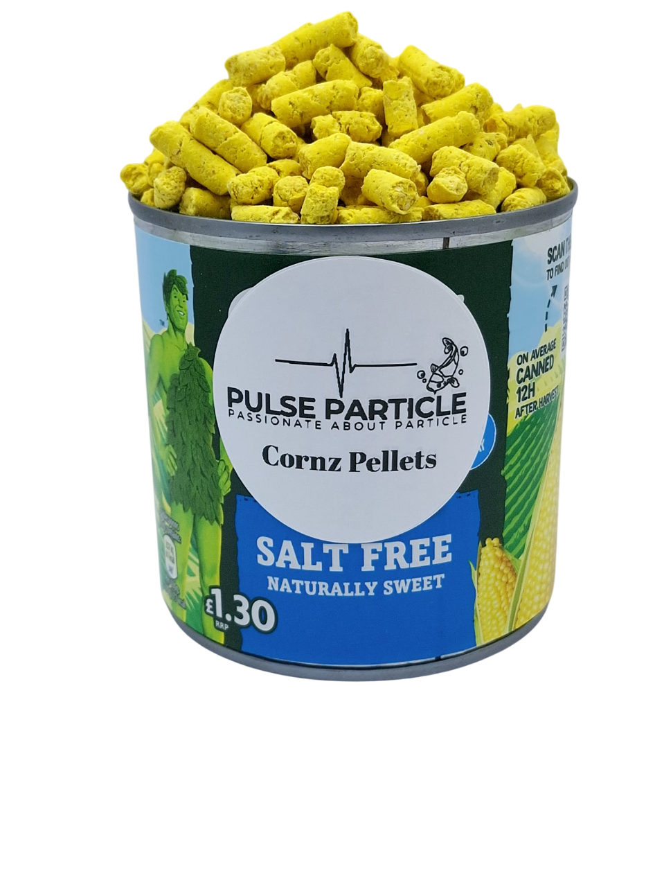Cornz Pellets 1.8kg - The Ultimate Low Oil 5mm Corn Flavored Carp Fishing Pellets