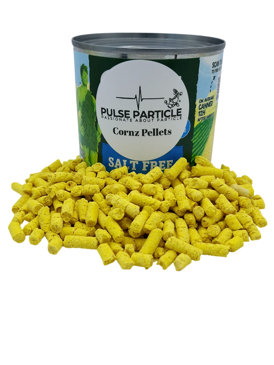 Cornz Pellets 1.8kg - The Ultimate Low Oil 5mm Corn Flavored Carp Fishing Pellets
