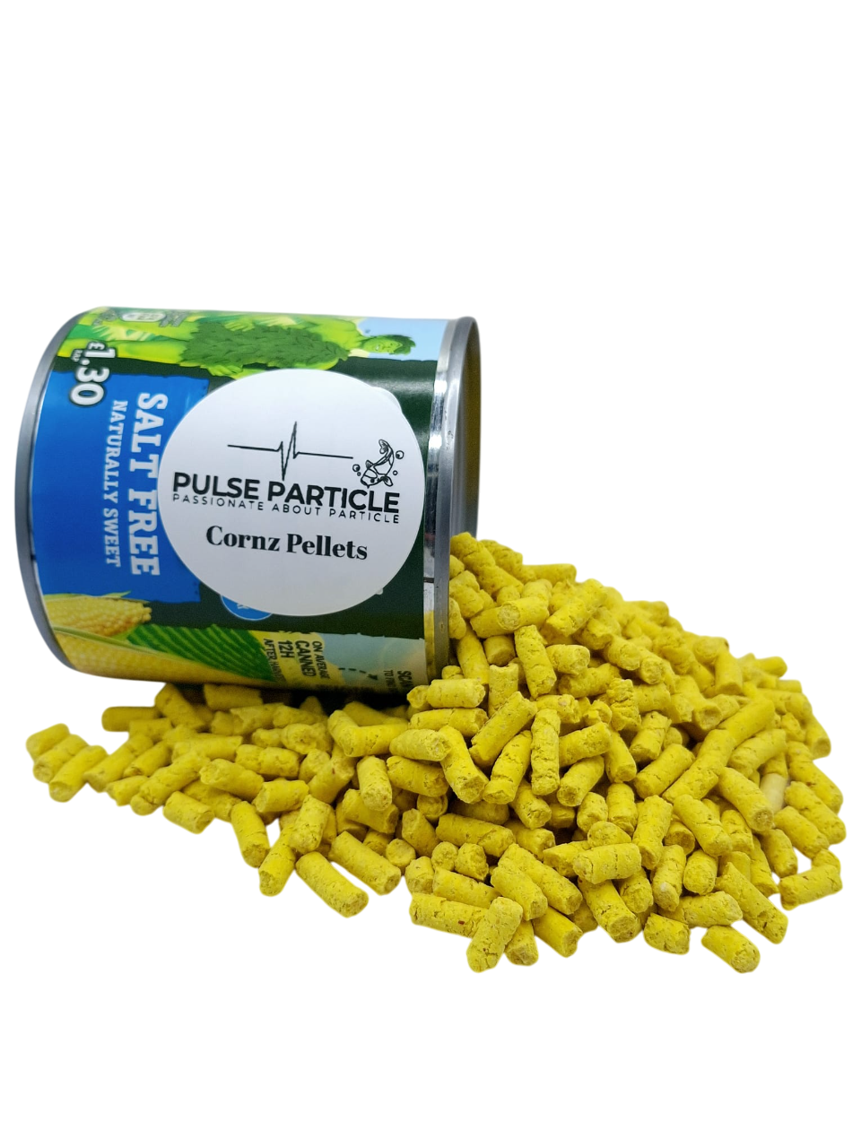 Cornz Pellets 1.8kg - The Ultimate Low Oil 5mm Corn Flavored Carp Fishing Pellets
