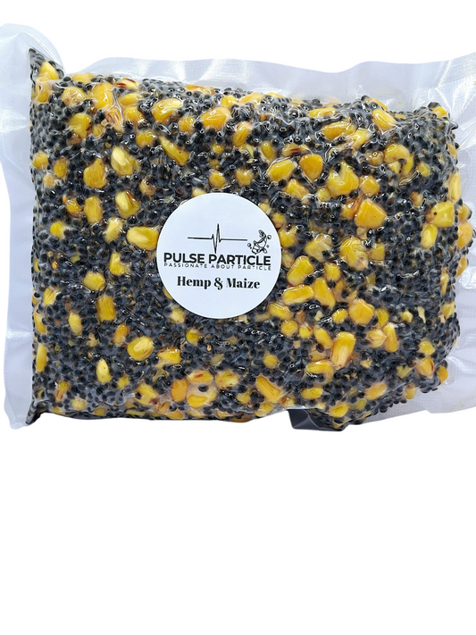 Hemp and Maize Particle Mix 1.8kg - Grab and go bag